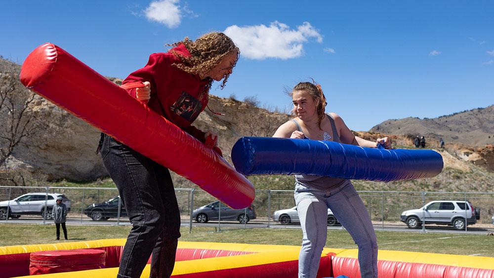 Mines students at the Carnival during E-Days